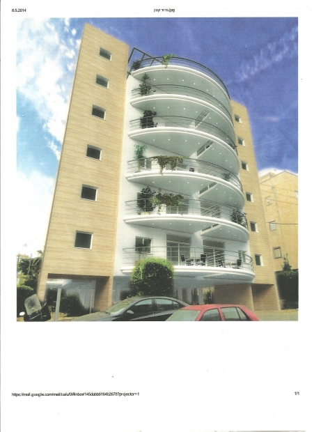 4 חד', דירה חדשה בבניין מחודש עם מרפסת שמש.